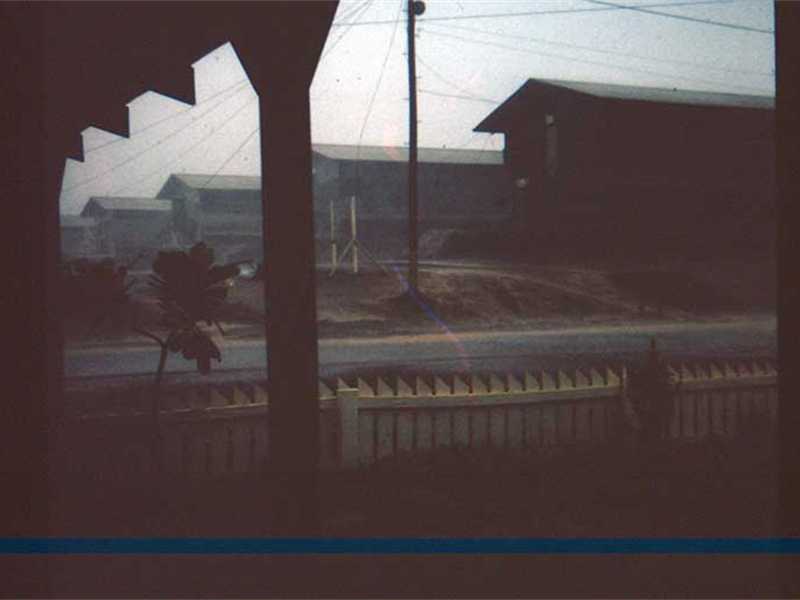 The hootches at the 90th Replacement (Long Binh) during afternoon rain storm. The hootches at the 90th Replacement (Long Binh) during afternoon rain storm.