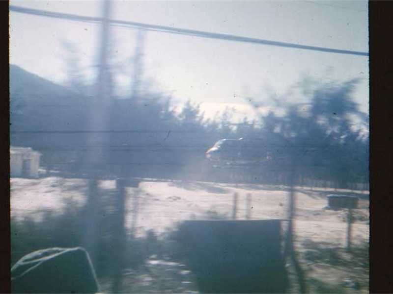 Medivac helicopter landing in Qui Nhon. Medivac helicopter landing in Qui Nhon.